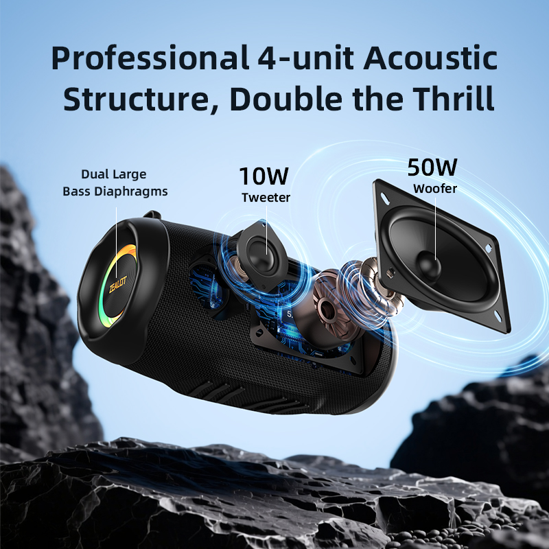 ZEALOT-P16 60W Speaker | 8000m - Jbl Speaker Flip 6 ulasan dan harga