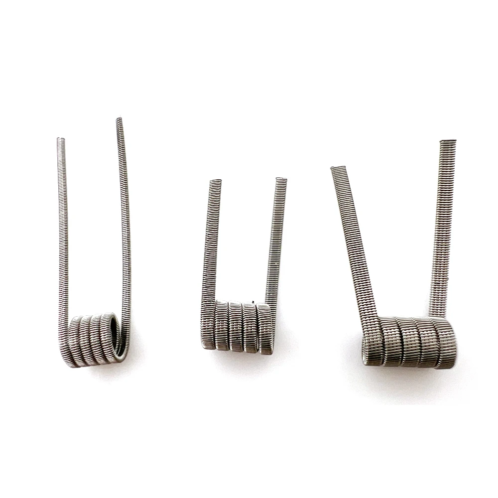 10pcs/box Ni80 Prebuilt Coil 2 - Clapton Wire Pre Built ulasan dan harga