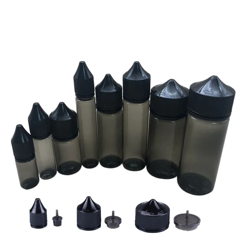 5Pcs 10/15/30/60/100/120ml Bla - Juice Bottle Dropper ulasan dan harga