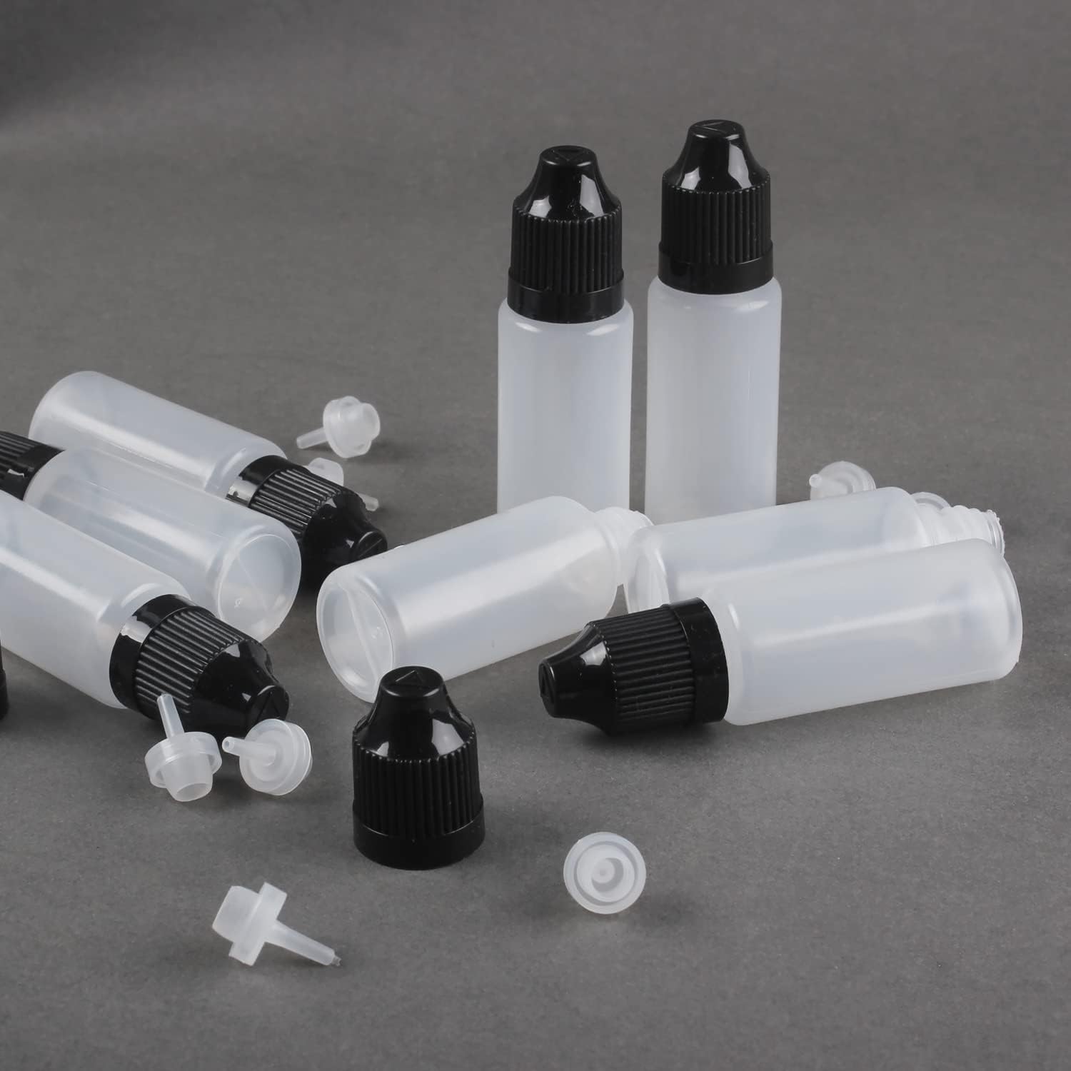 10Pcs  LDPE 15ml Thin Tip Drop - Juice Bottle Dropper ulasan dan harga