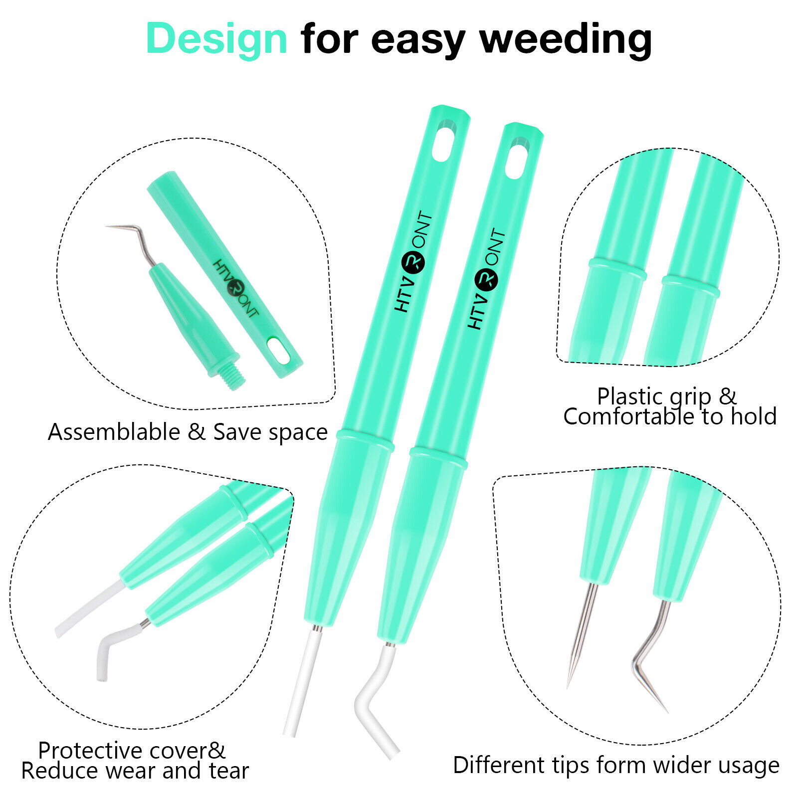 HTVRONT 4 PCS DIY Craft Weedin - Dry Herb Vaping Accessories ulasan dan harga