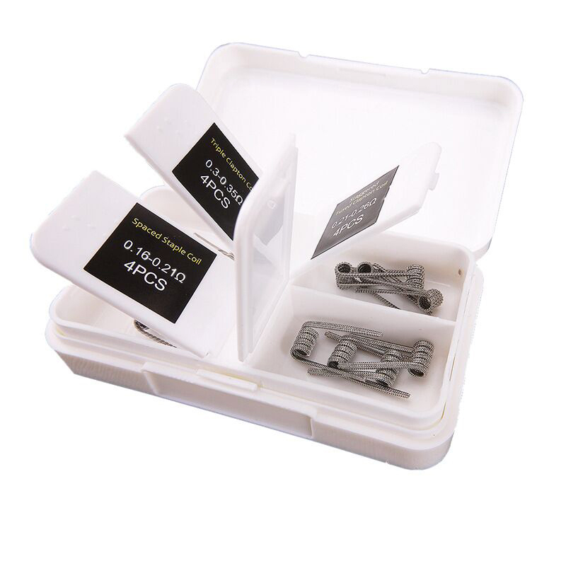 16pcs NI80 Fused Clapton Prebu - Clapton Wire Pre Built ulasan dan harga